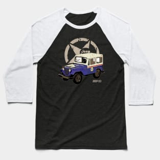 Jeep DJ JEEP White Star Baseball T-Shirt